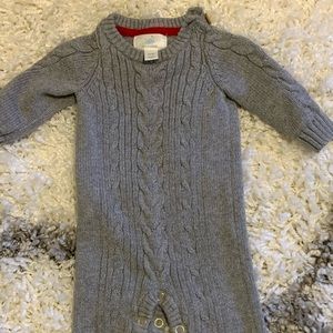 Cloud Island Baby Cableknit Sweater Onesie